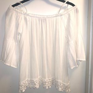 Off the shoulder blouse size S